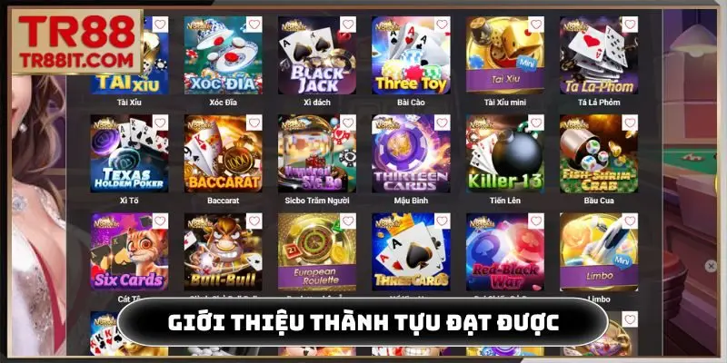 Giới thiệu các thành tựu nhà cái đạt được